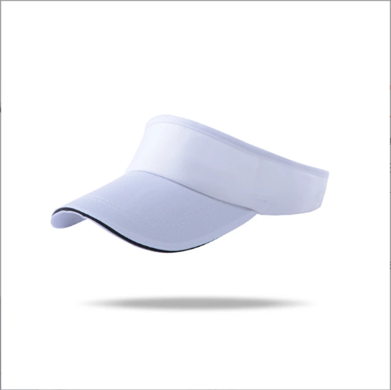 White Visor Golf Hat
